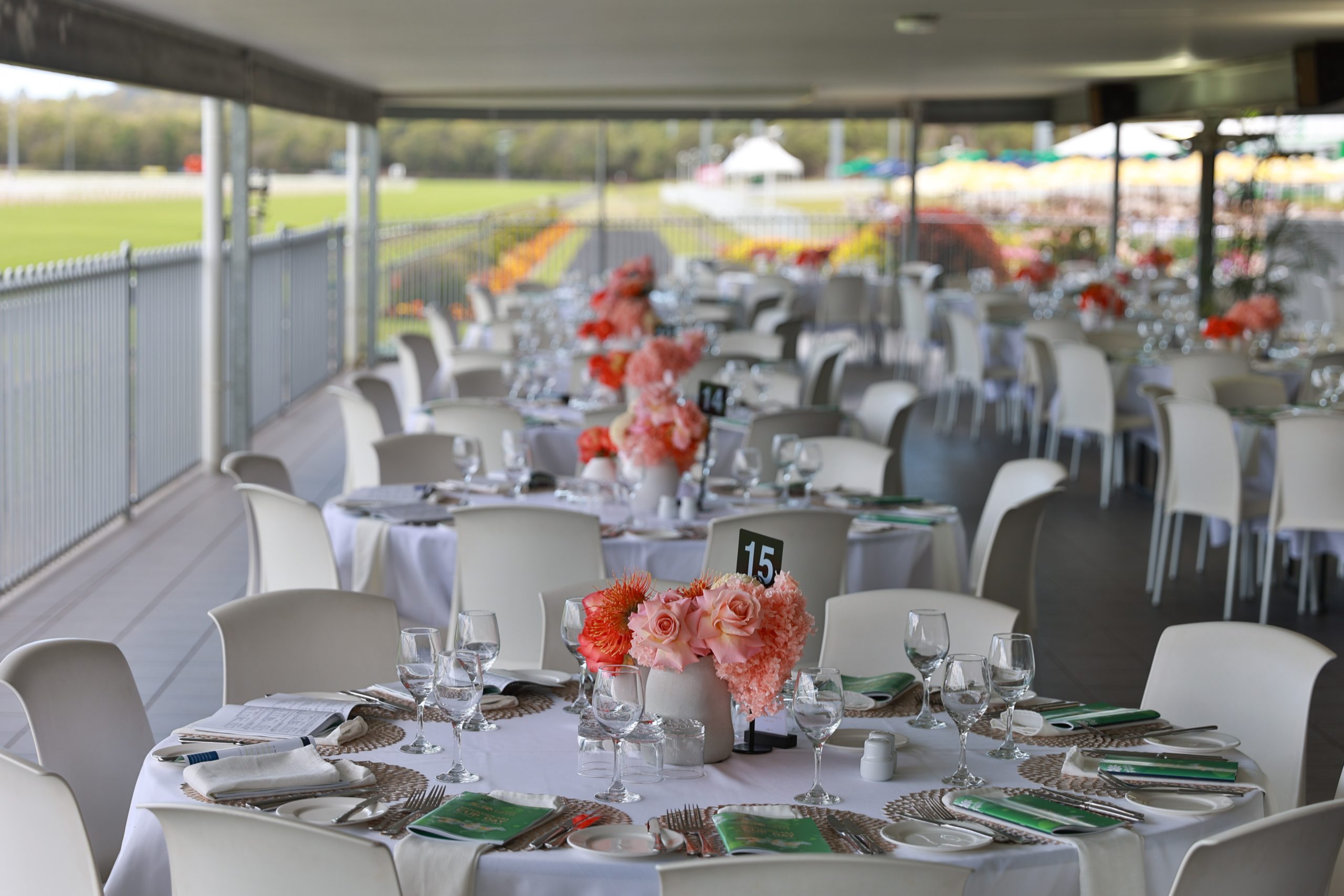 VIP Champagne Garden for Raceday Sponsors.