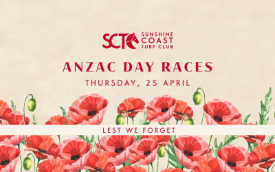 ANZAC Day Races at the Sunshine coast Turf Club.