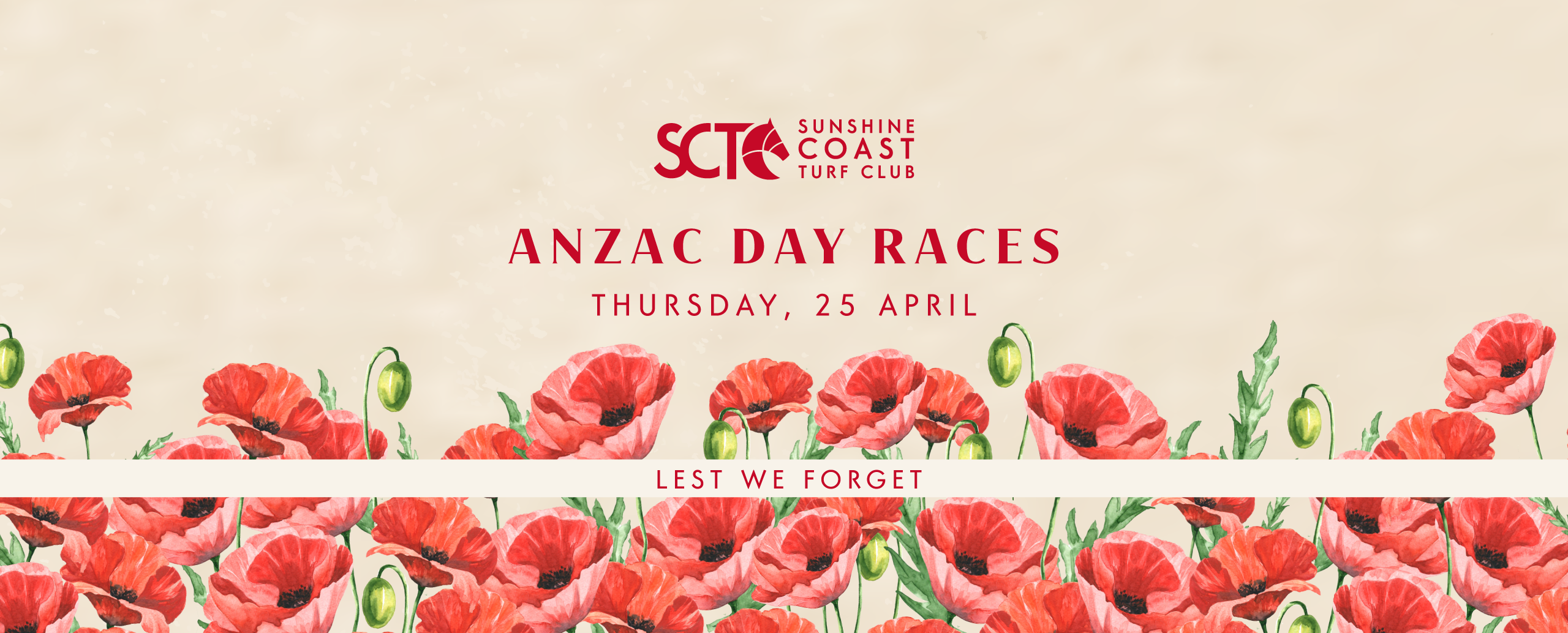 ANZAC Day Races at the Sunshine coast Turf Club.