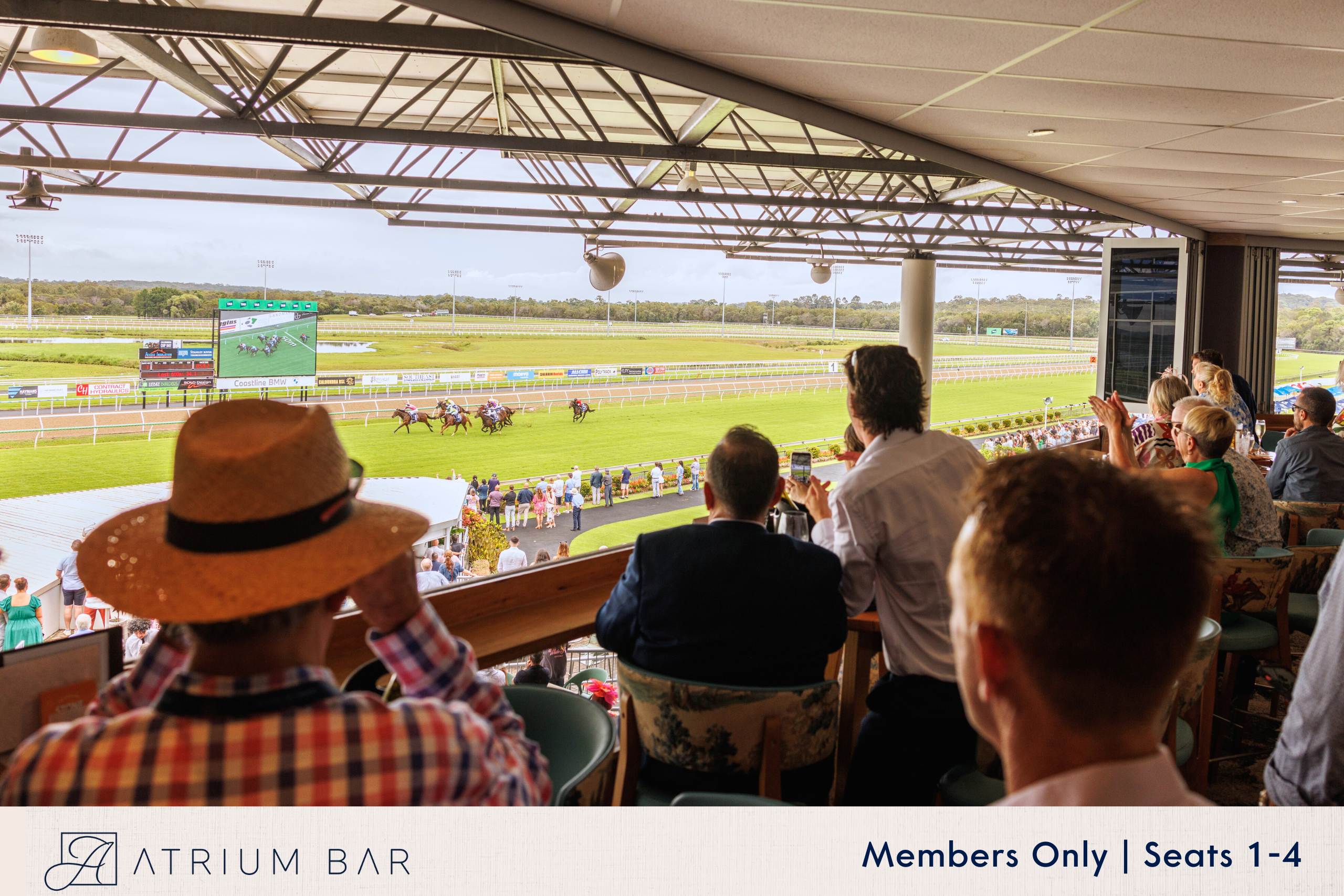 Caloundra Cup Day at Sunshine Coast Turf Club Reserved table Atrium Dining