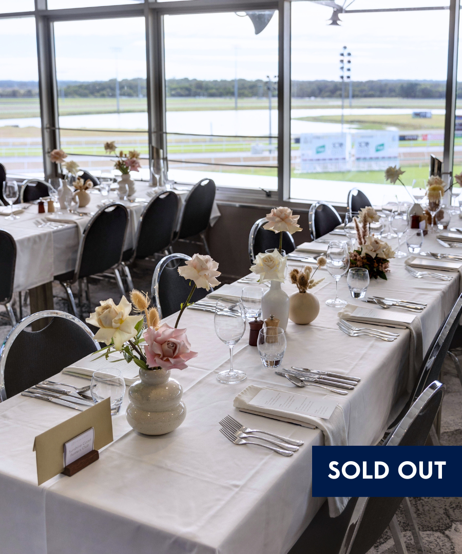 Caloundra Cup Day at Sunshine Coast Turf Club Reserved table Atrium Dining