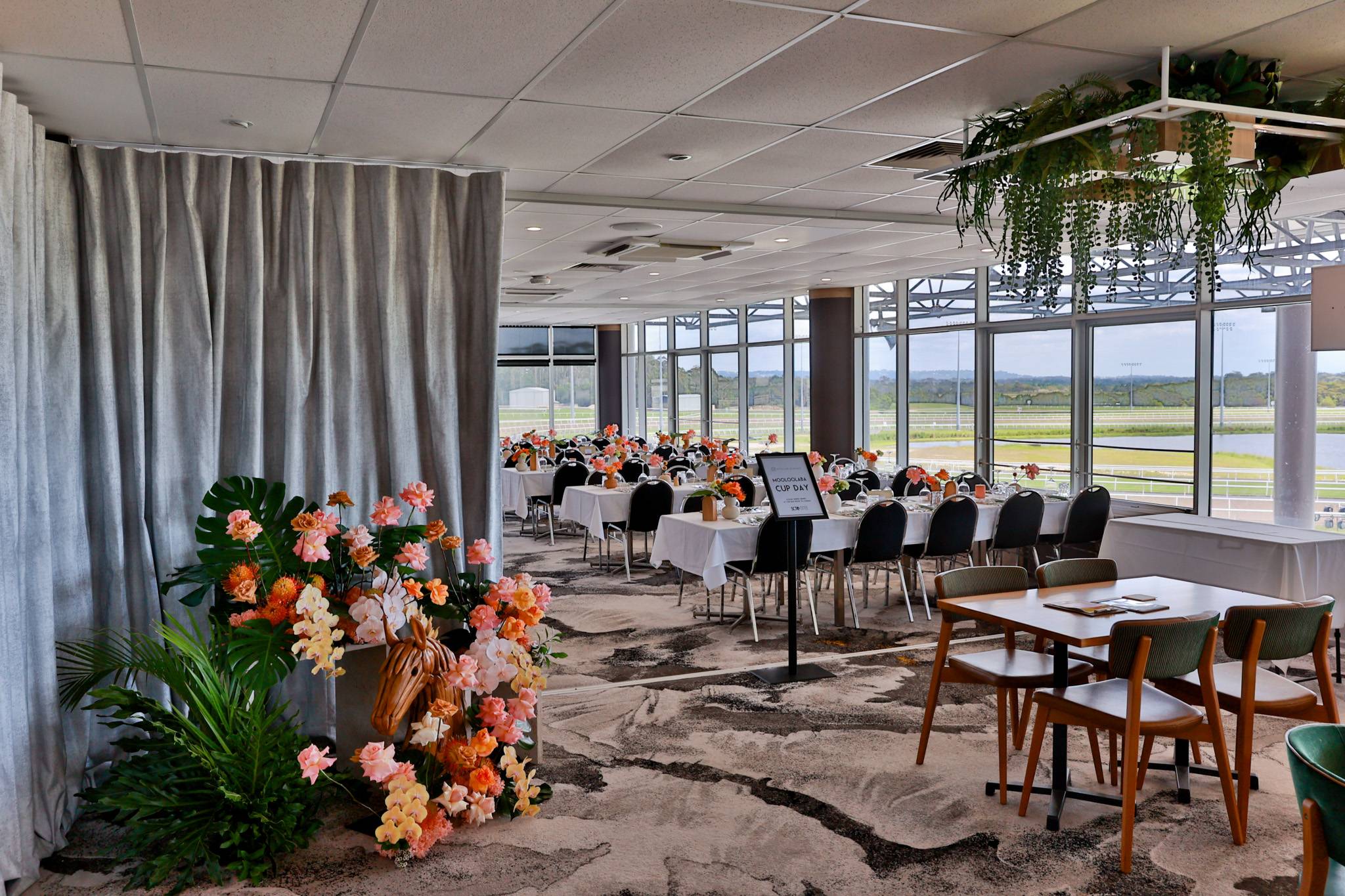 Caloundra Cup Day at Sunshine Coast Turf Club Reserved table Atrium Dining