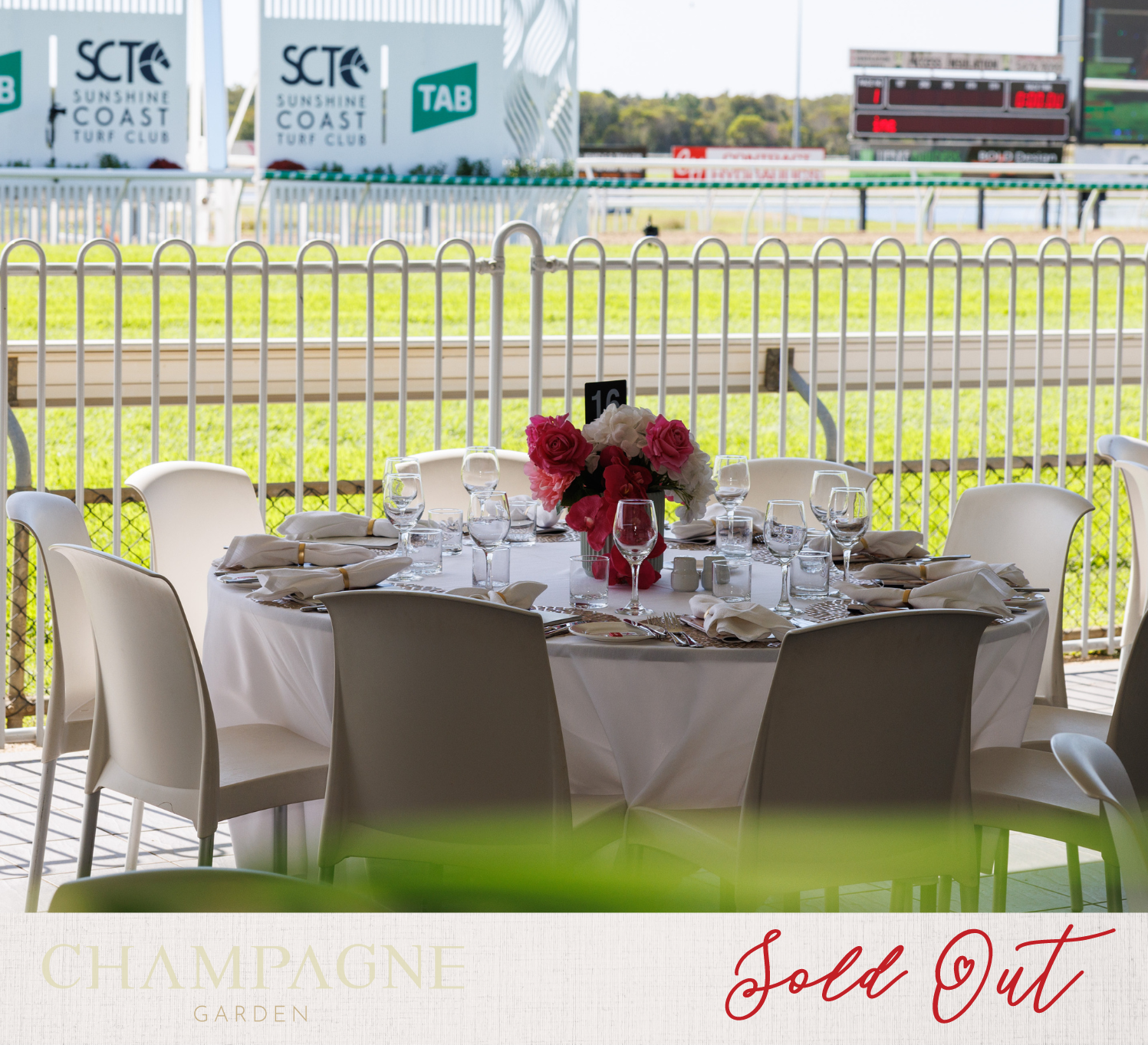 Champagne Garden. Sunshine Coast Turf Club