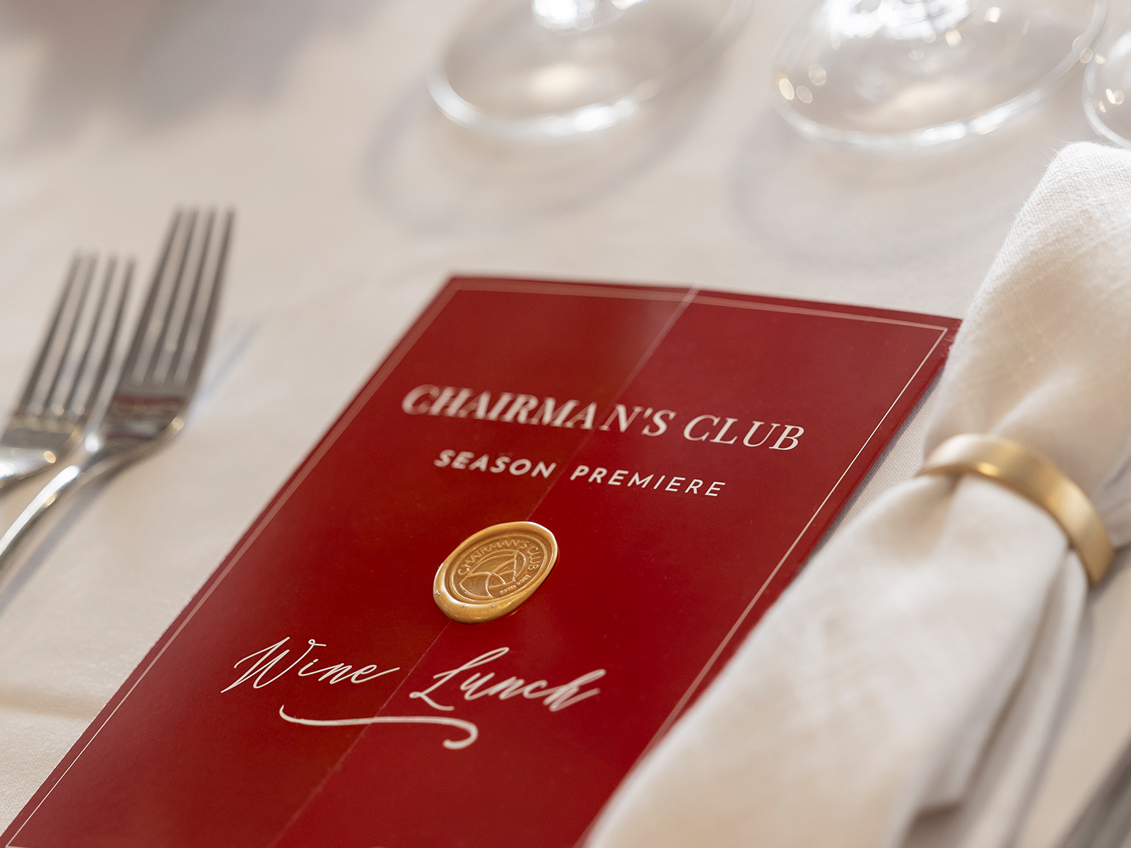 Sunshine Coast Turf Club Chairman's Club dining and hospitality area. Modern furnishings with luxurious table layouts.