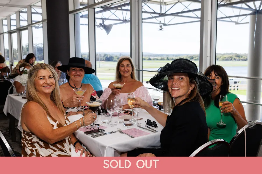 Caloundra Cup Day at Sunshine Coast Turf Club Reserved table Atrium Dining