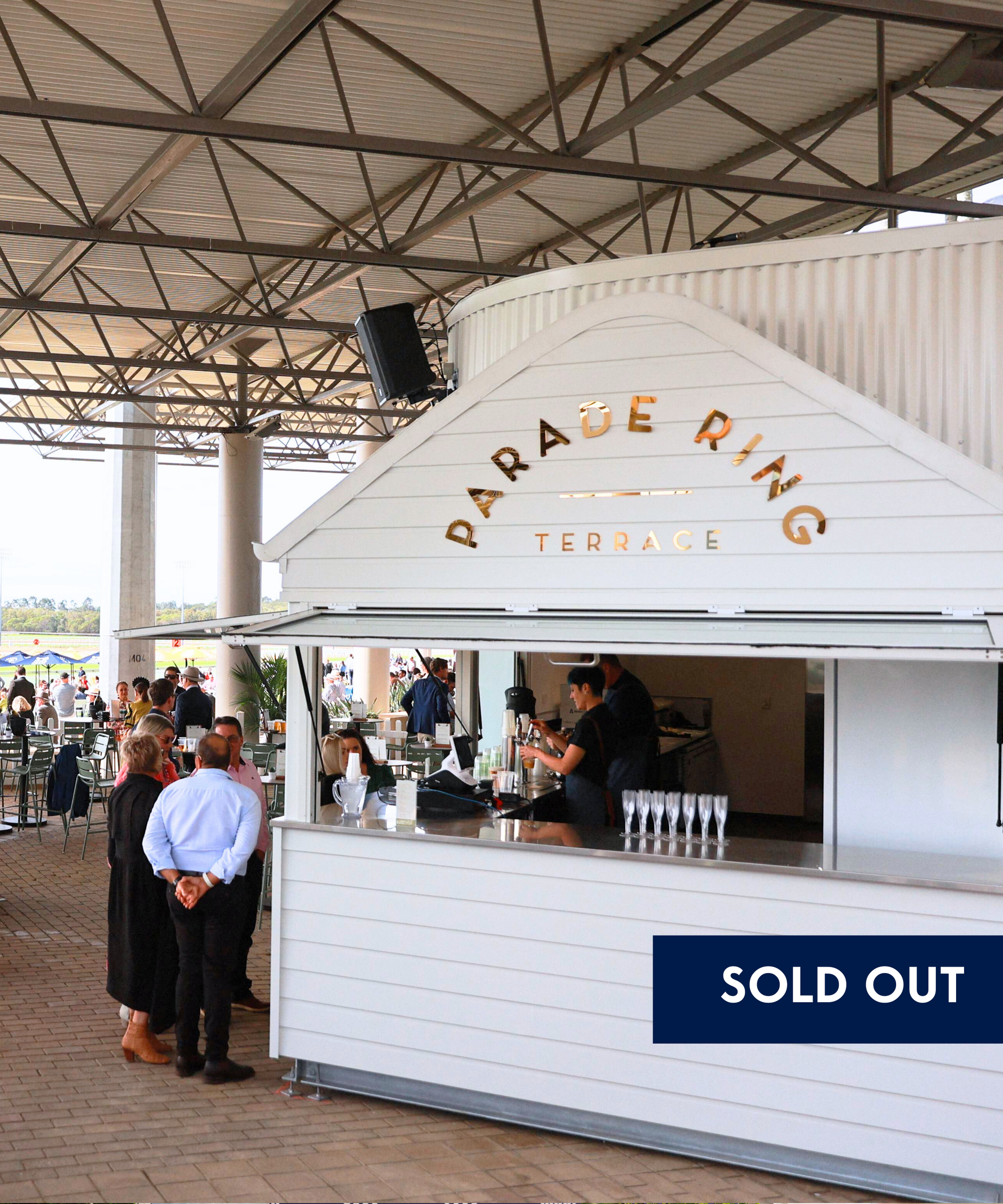 Caloundra Cup Day at Sunshine Coast Turf Club Reserved table Parade Ring Terrace