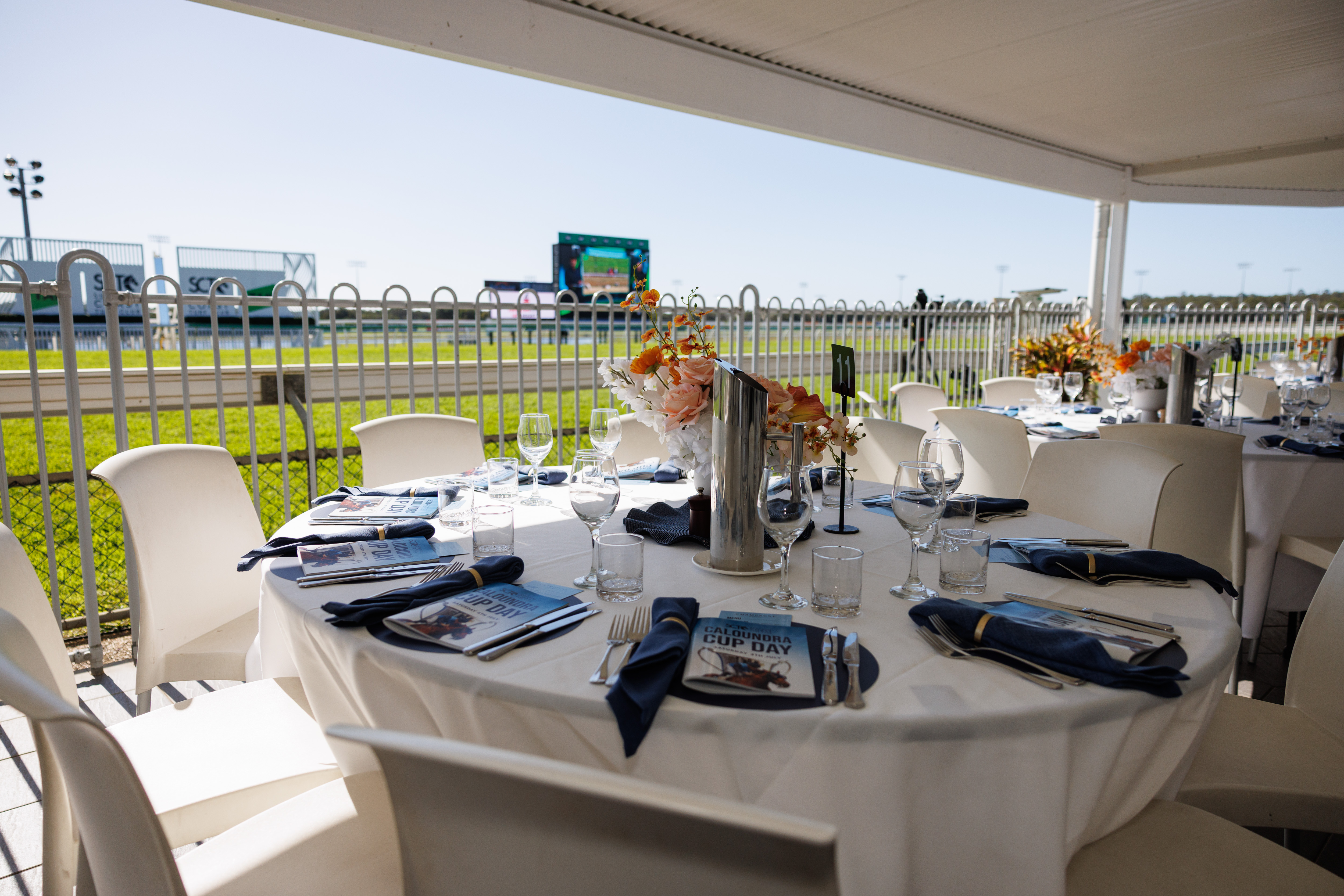 Caloundra Cup Day at Sunshine Coast Turf Club Reserved table Atrium Dining