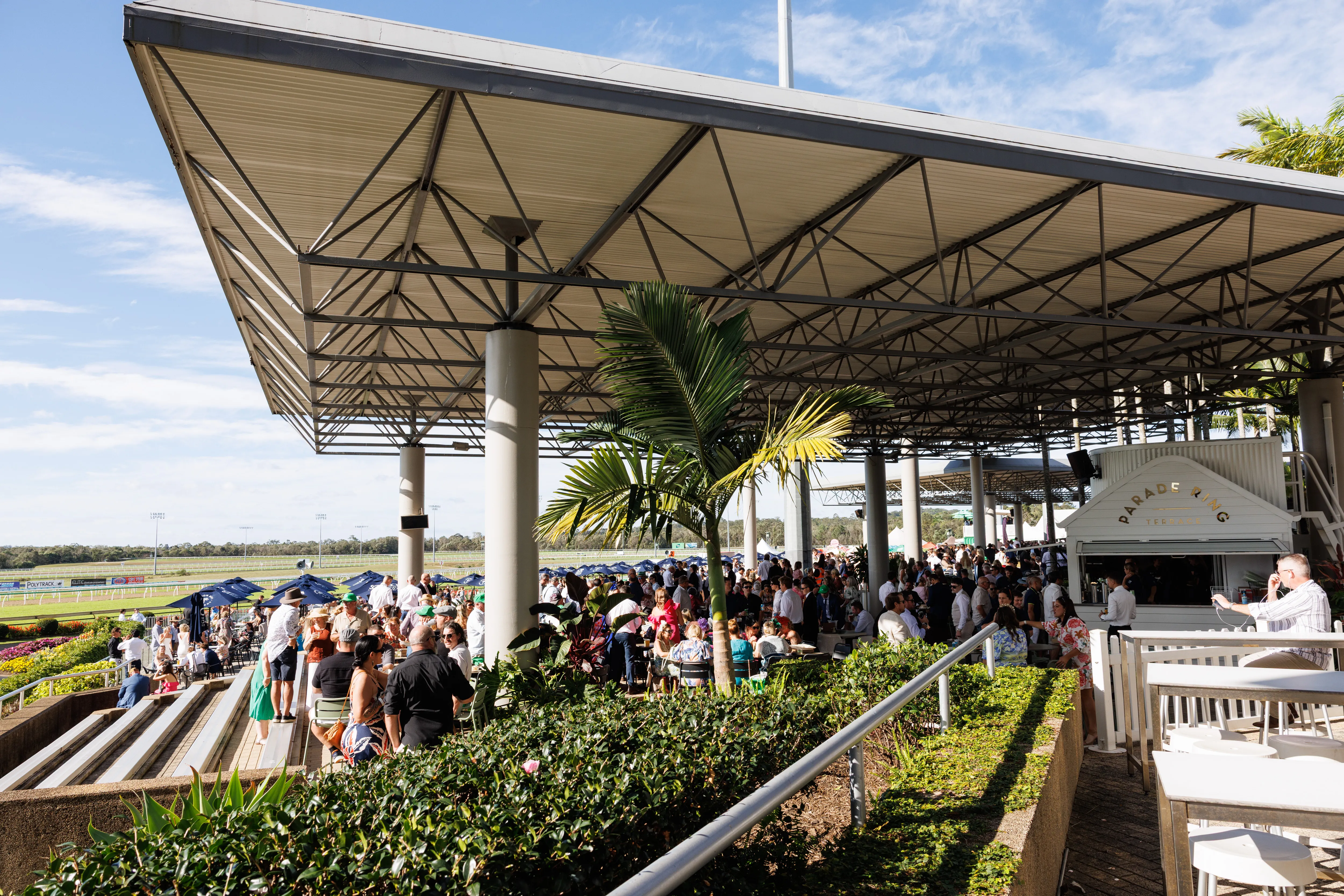 Caloundra Cup Day at Sunshine Coast Turf Club Reserved table Atrium Dining
